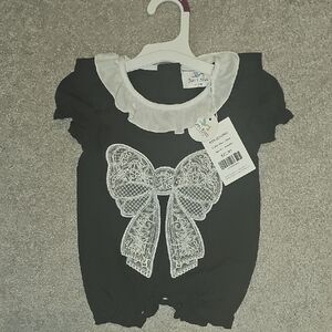 Black and White Kids One Piece